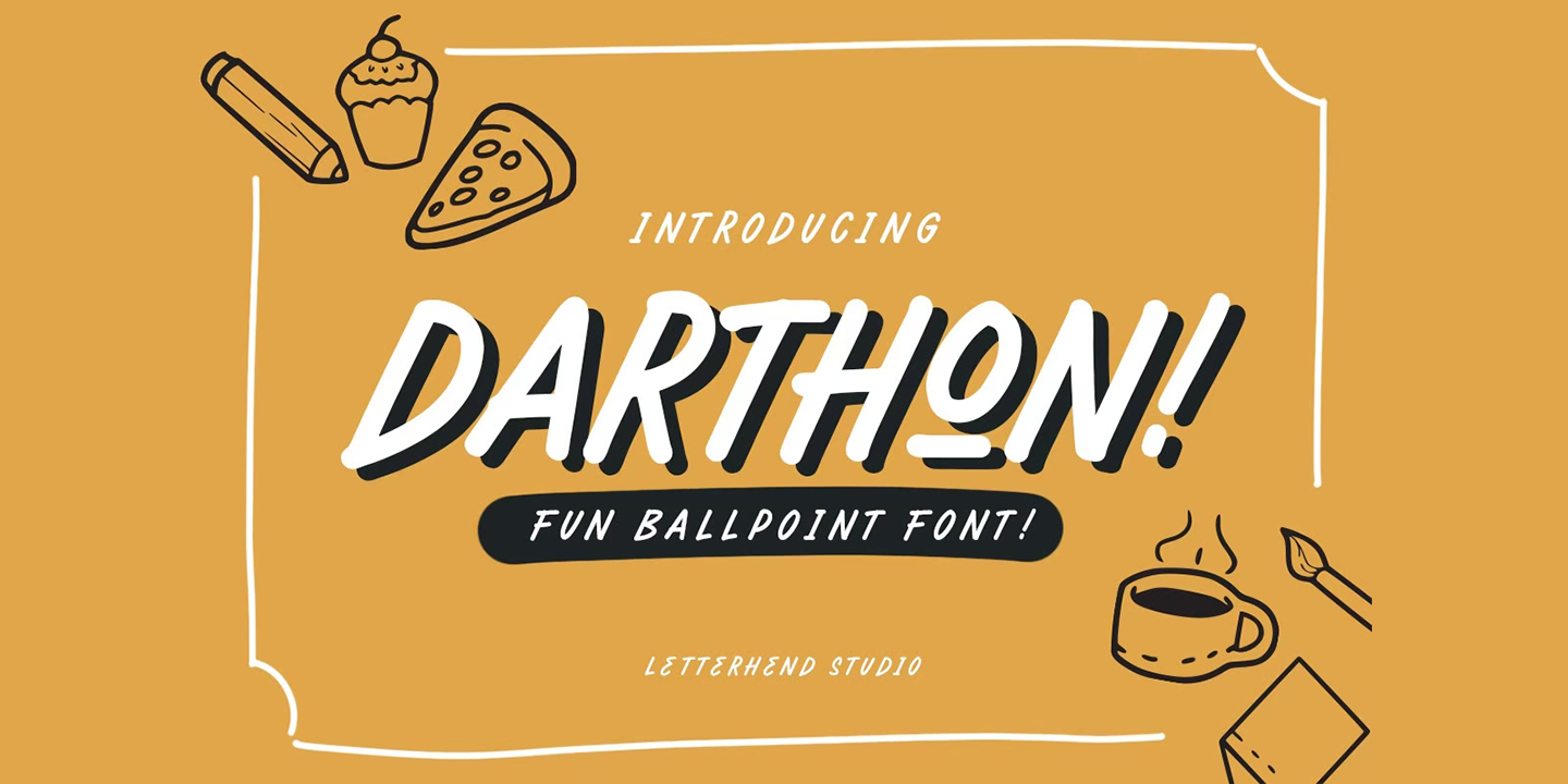 Darthon Regular Font preview